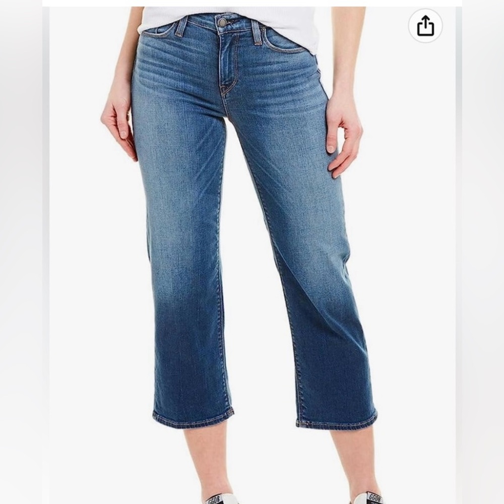 Hudson stella midrise crop straight jeans size 29 NWOT
